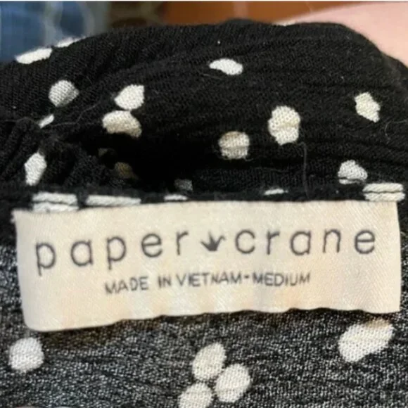 Paper Crane Crop Top Size M - Picture 5 of 6